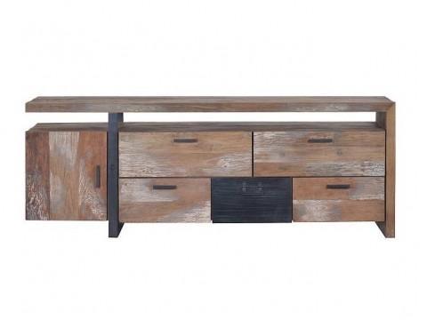 D-Bodhi dressoir/tv-meubel van gerecycled hout en metaal, Huis en Inrichting, Ophalen, 100 tot 150 cm, 150 tot 200 cm, Zo goed als nieuw