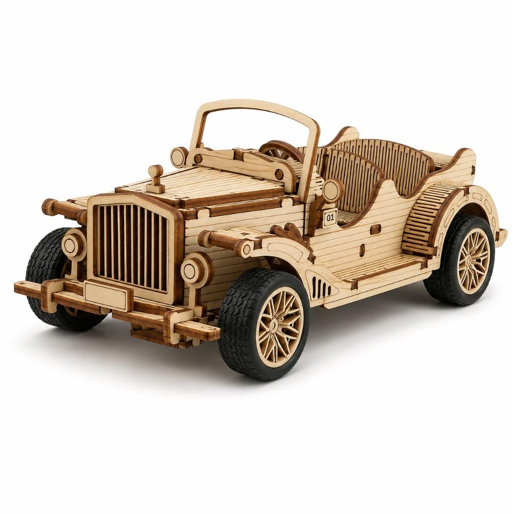 Modelbouw hout Voertuigen, Miniatuurhuisjes, Bloemen, enz., Hobby en Vrije tijd, Modelbouw | Auto's en Voertuigen, Overige merken