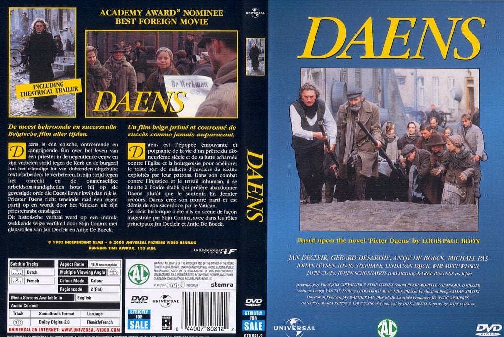 Daens - Stijn Coninx - 1992, Verzenden, Alle leeftijden, Nederlands, Drama