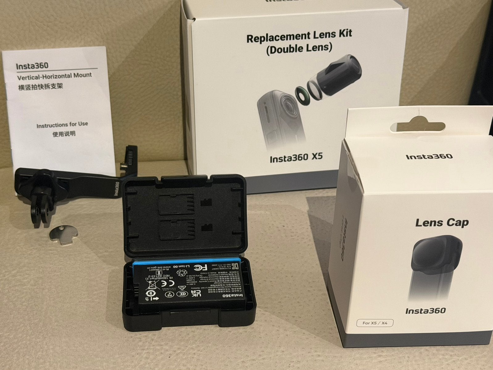 Insta360 X5 (X4) accessoires., Audio, Tv en Foto, Actiecamera's, Ophalen of Verzenden, Zo goed als nieuw, Overige merken