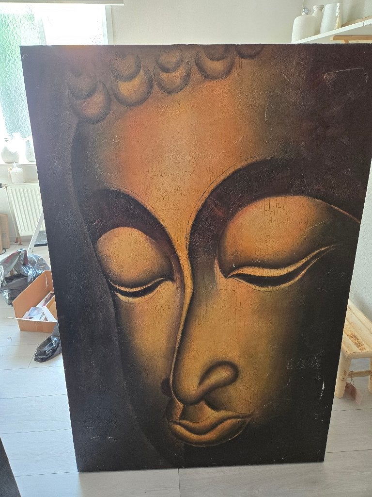 2 schilderijen, Huis en Inrichting, Woonaccessoires | Schilderijen, Tekeningen en Foto's, Ophalen, Gebruikt, Schilderij, 100 tot 125 cm