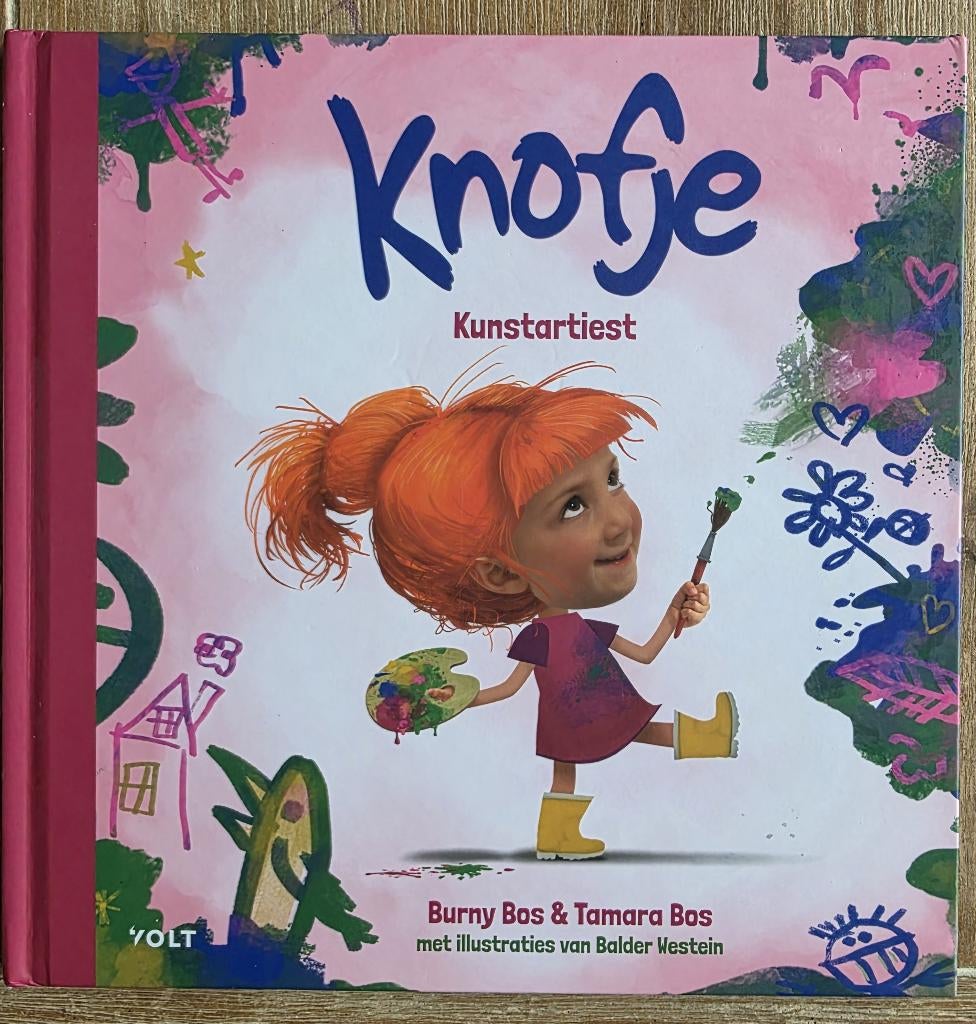 Knofje - Kunstartiest en Snikheet - Burny Bos , Fictie algemeen, Jongen of Meisje, Ophalen of Verzenden, Zo goed als nieuw
