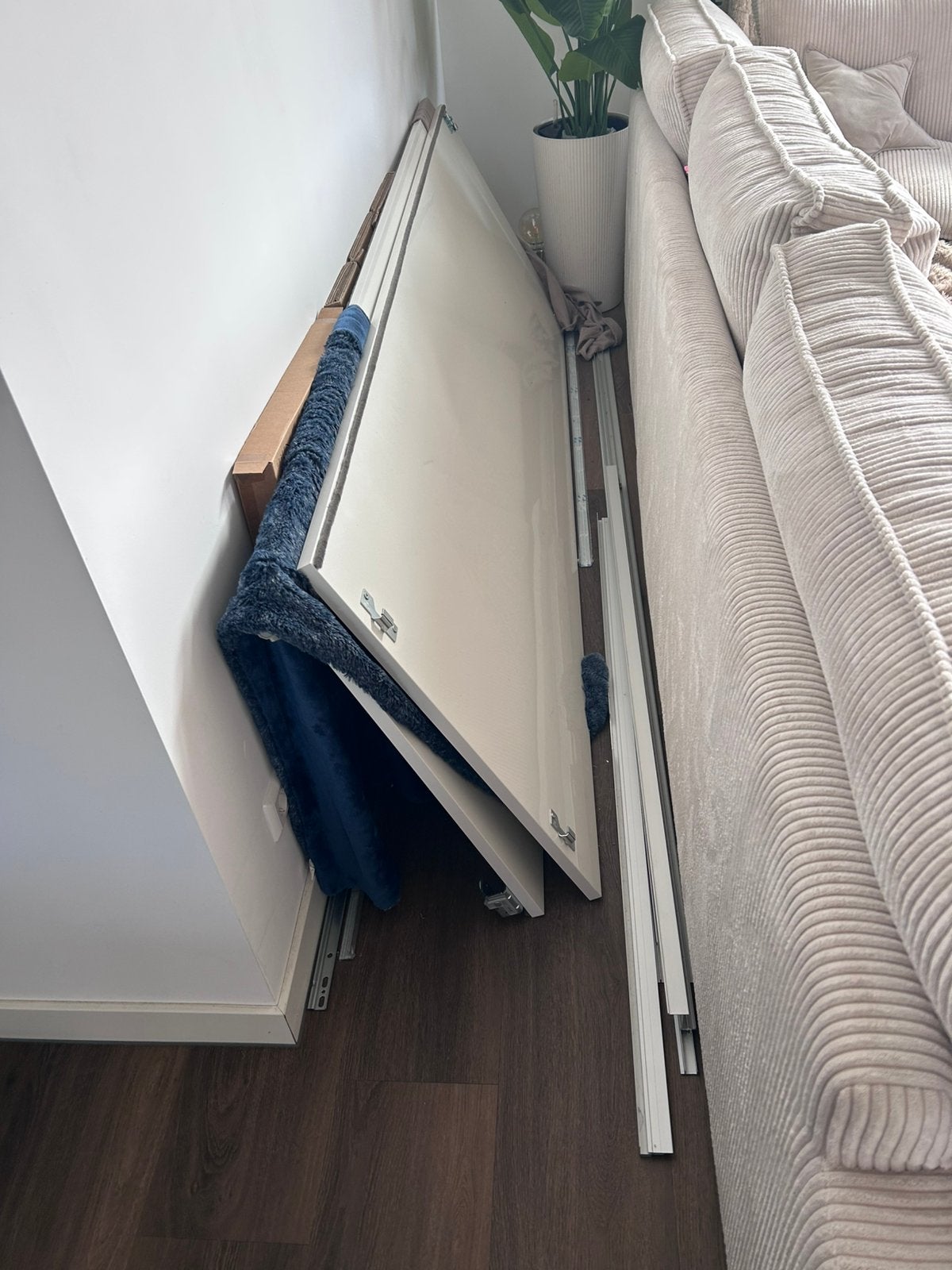 Hasvik schuifdeuren, Ophalen, 100 tot 150 cm, 200 cm of meer, Zo goed als nieuw