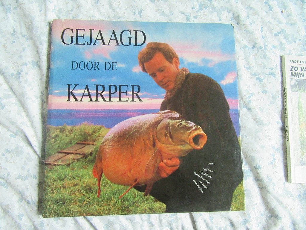 Karper, graskarper karpervissen boeken, oldskool, Gebruikt, Geen, Overige typen, Ophalen of Verzenden