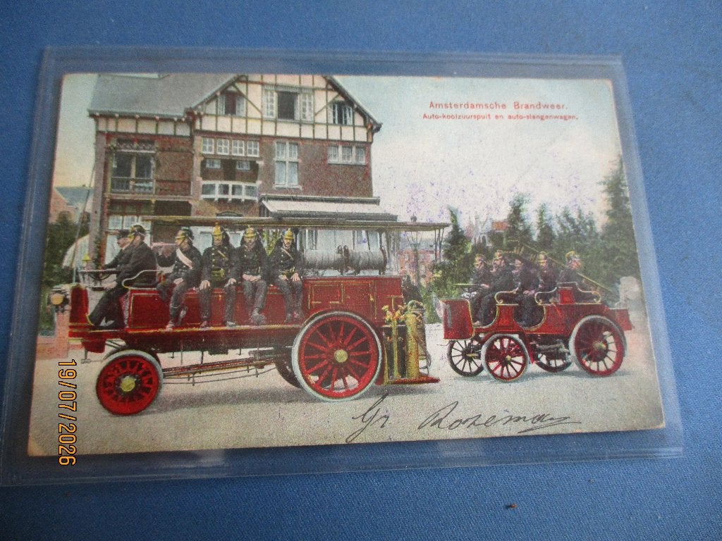 Amsterdam (1907), Verzamelen, Ophalen of Verzenden, Voor 1920, Gelopen, Noord-Holland
