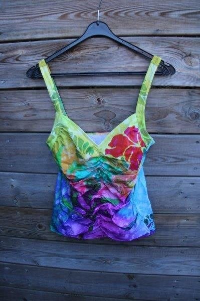 Tankinitop fuschia/ blauw Sunflair mt 40 C Cup Vaste prijs, Kleding | Dames, Overige typen, Blauw, Ophalen of Verzenden, Zo goed als nieuw