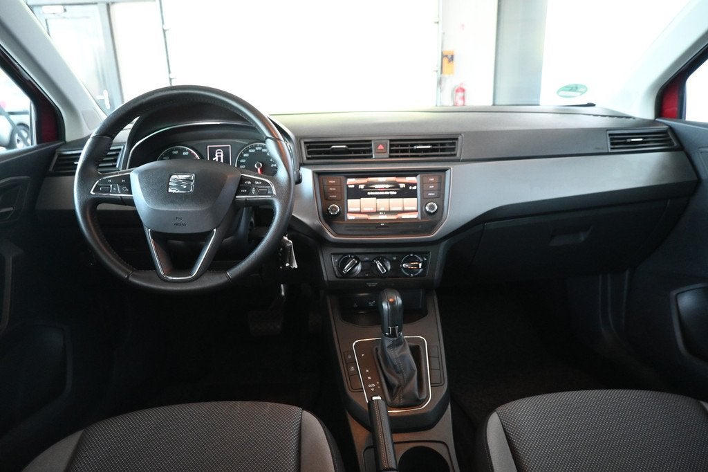 SEAT Ibiza 1.0 TSI Automaat FR Business Intense CarPlay Led, Auto's, Stof, Gebruikt, 580 kg, 116 pk