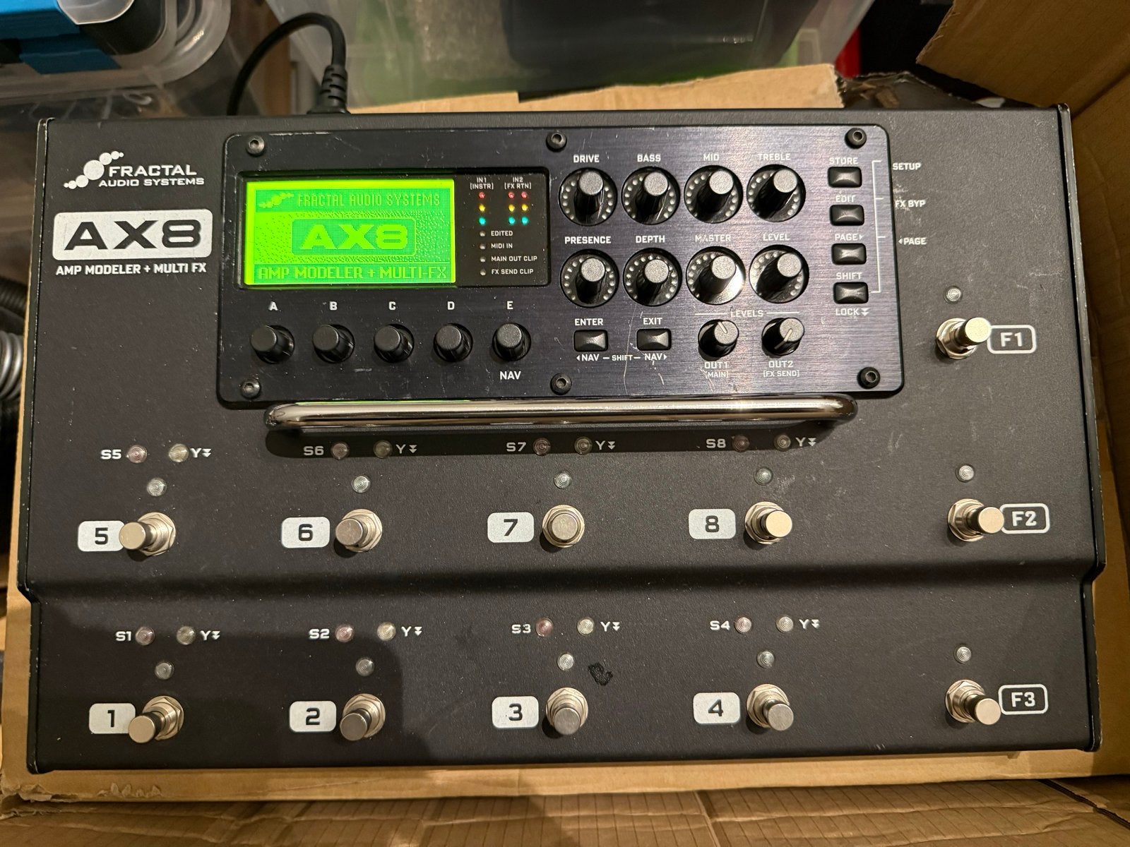 Fractal Audio Systems AX8 Amp Modeler + Multi FX, Ophalen, Gebruikt, Multi-effect