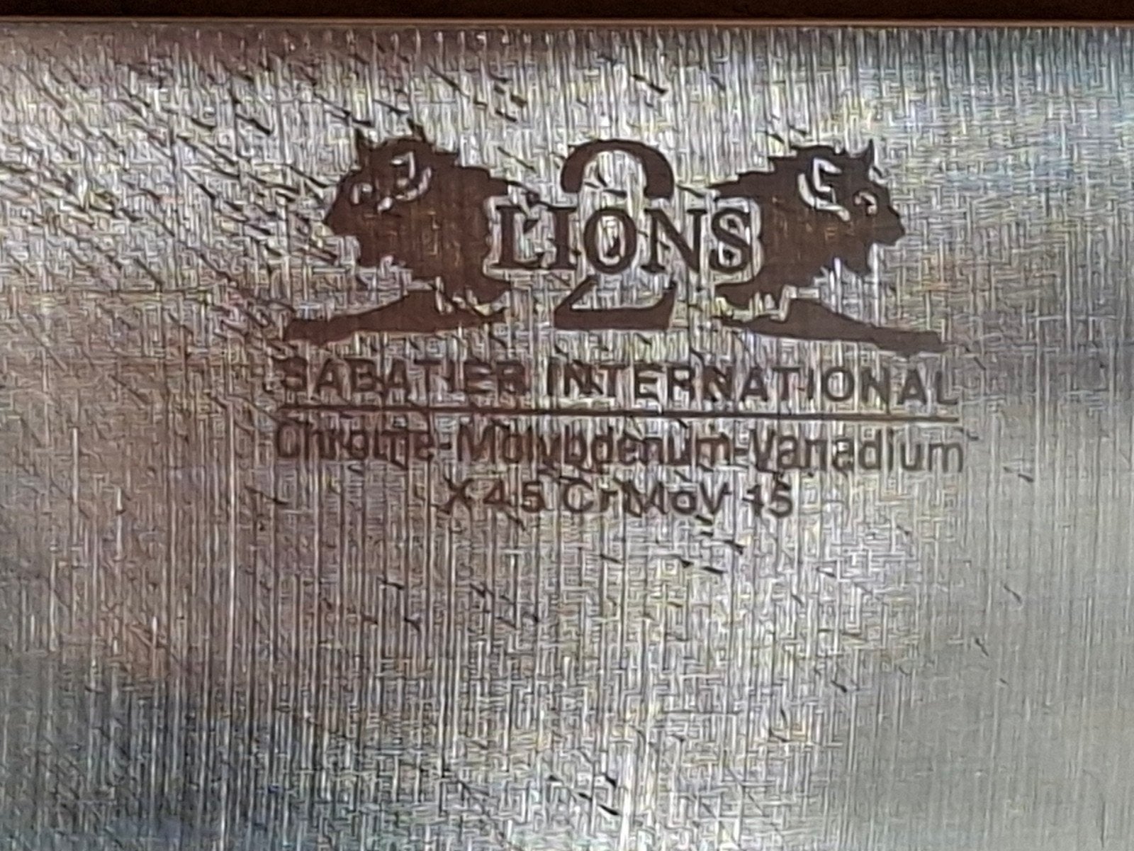 sabatier koksmes deux lions, Ophalen of Verzenden, Rvs of Chroom