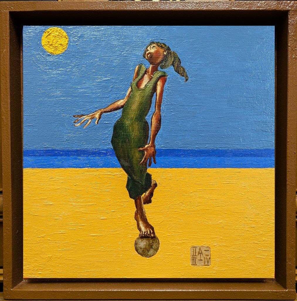 "Zeemeermin"  Origineel schilderij, Verzenden