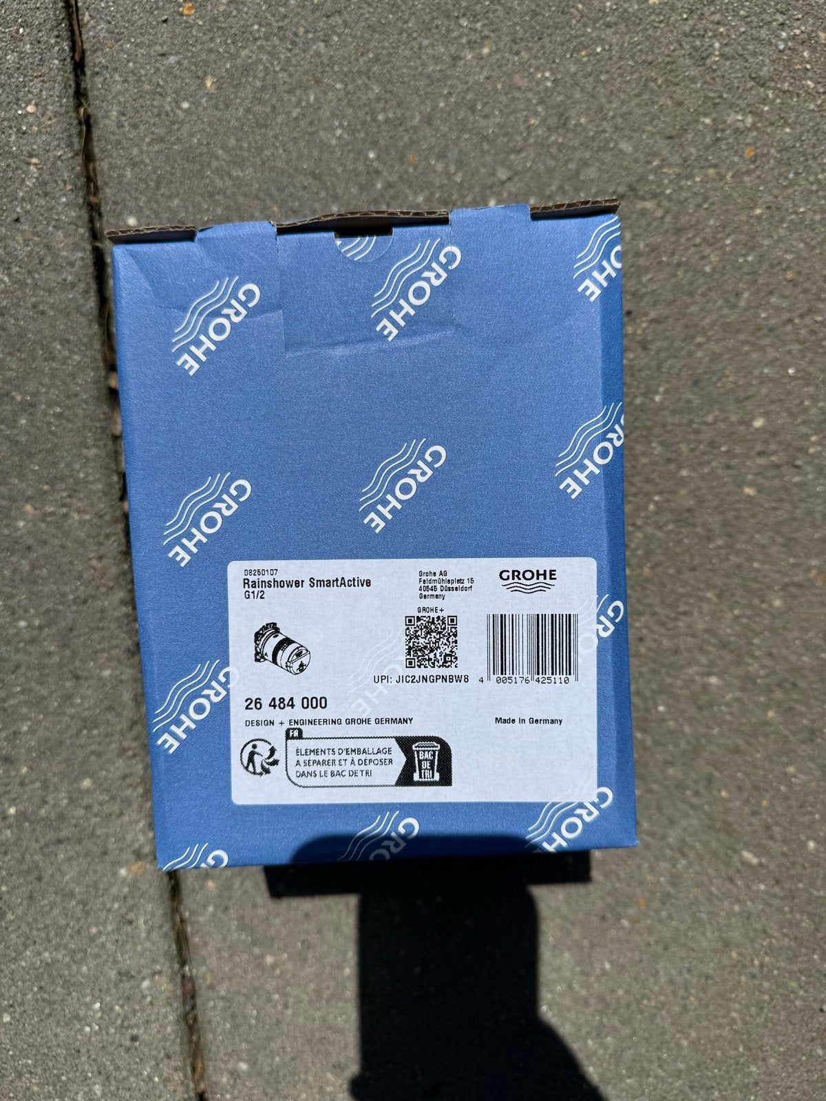 Grohe Rainshower SmartActive 26484000 Douchekop, Doe-het-zelf en Verbouw, Ophalen, Nieuw, Douche