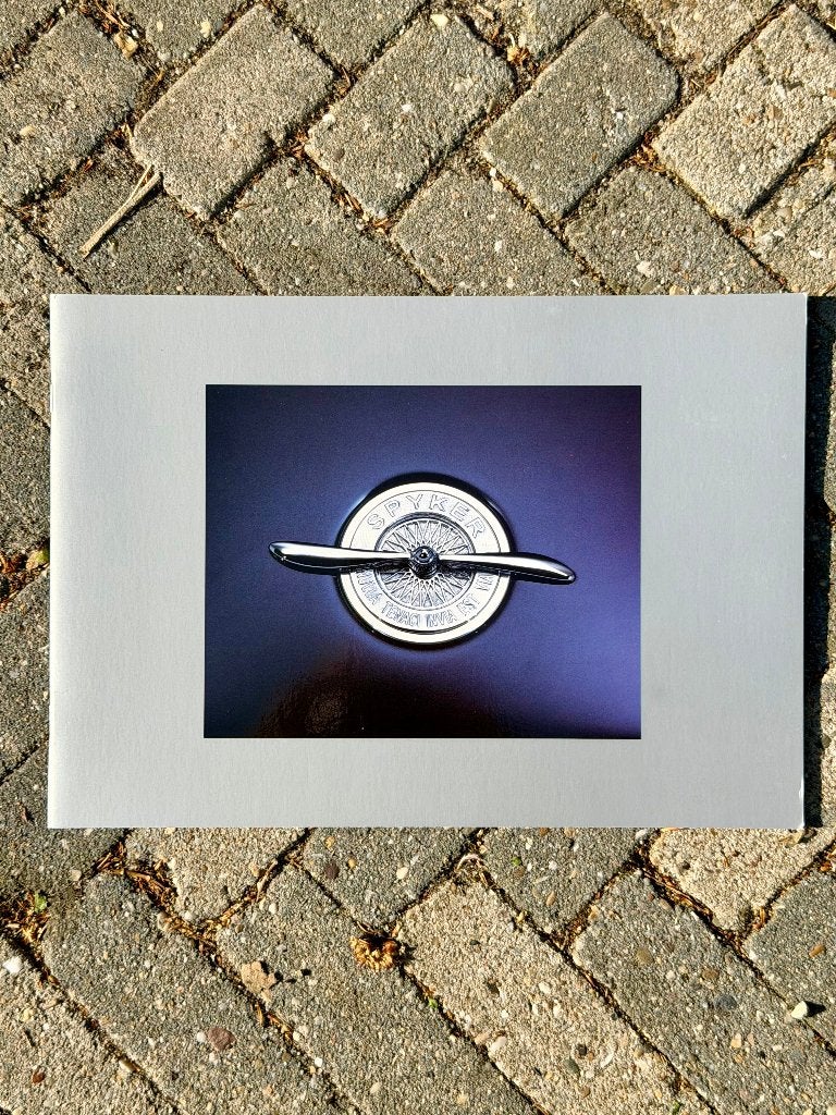 SPYKER CARS C8 brochure | 2003 | Engelstalig, Ophalen of Verzenden, Zo goed als nieuw, Overige merken