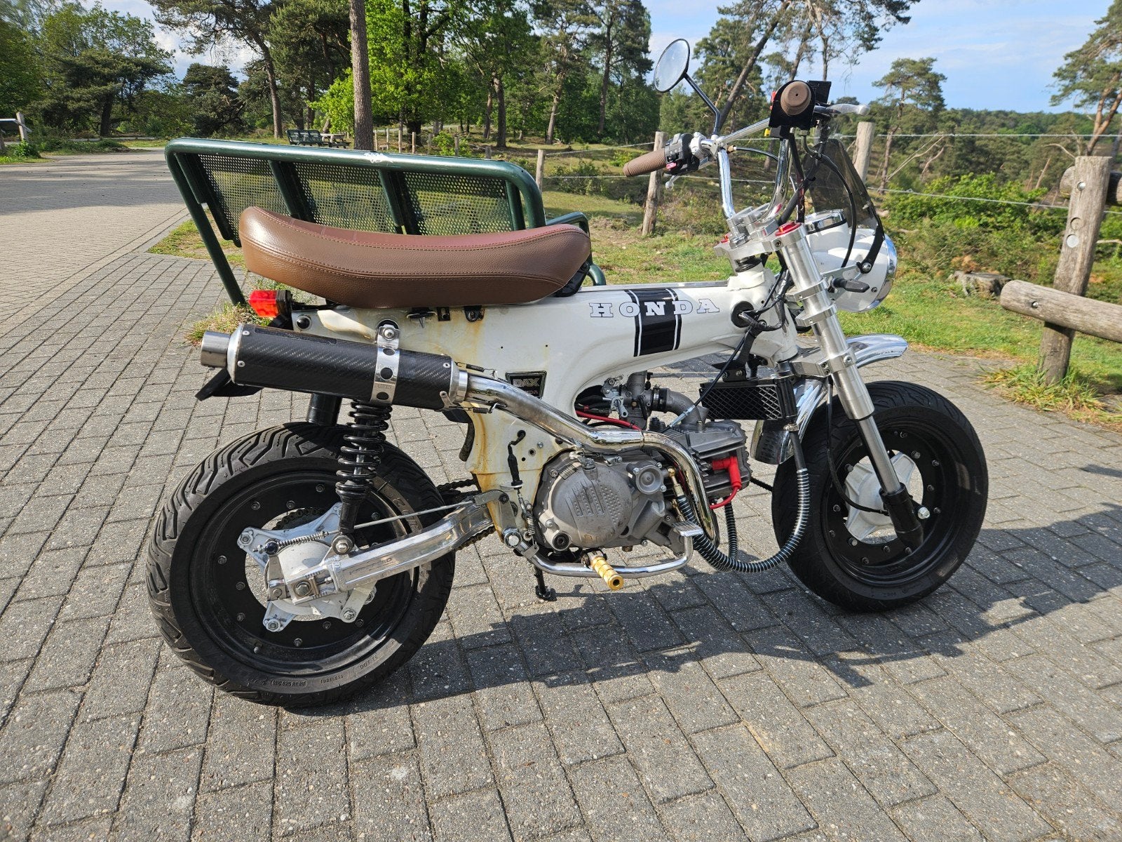 Honda Dax (Skyteam) 190cc met motorkenteken, Sportuitlaat, Motorrijbewijs A, Gebruikt, Particulier