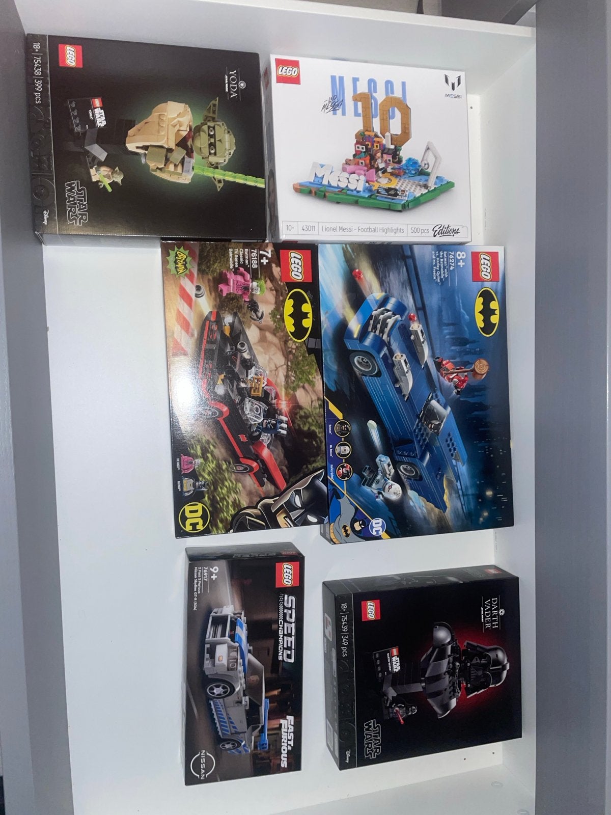 Diverse LEGO sets: Star Wars, Batman, Messi, Fast & Furious, Ophalen of Verzenden, Nieuw, Overige merken