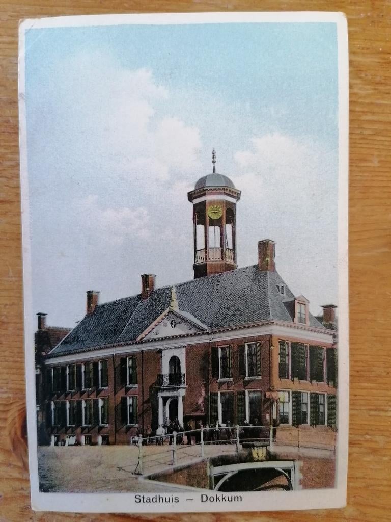 Dokkum Stadhuis, Ophalen of Verzenden, Voor 1920, Zuid-Holland