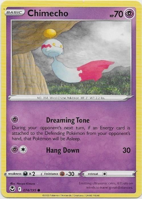 Silver Tempest,  Chimecho [common] 74/195, Verzenden, Nieuw, Losse kaart