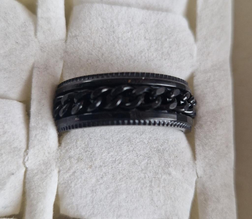 Mooie ring draaibaar, Sieraden, Tassen en Uiterlijk, Ringen, Ophalen of Verzenden, 20 of groter, Zilver
