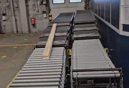 rollerbaan - uitschuifbare rollenbaan, Ophalen, Gebruikt