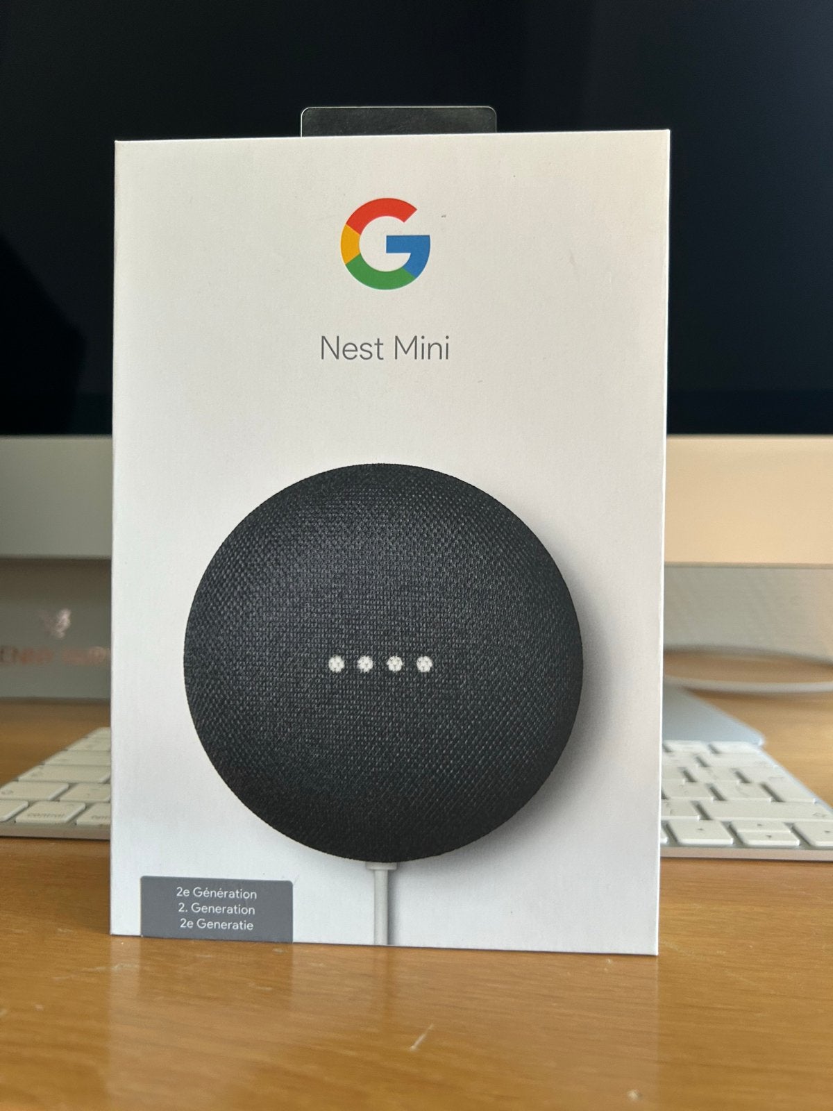 Google Nest Mini (2e generatie), Slimme speaker, Google, Nieuw, WiFi