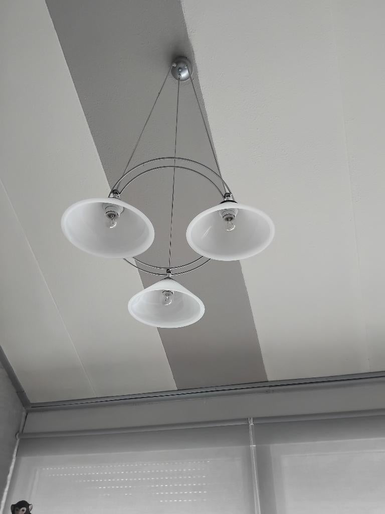 Hanglamp, Ophalen, Zo goed als nieuw, Glas, Minder dan 50 cm