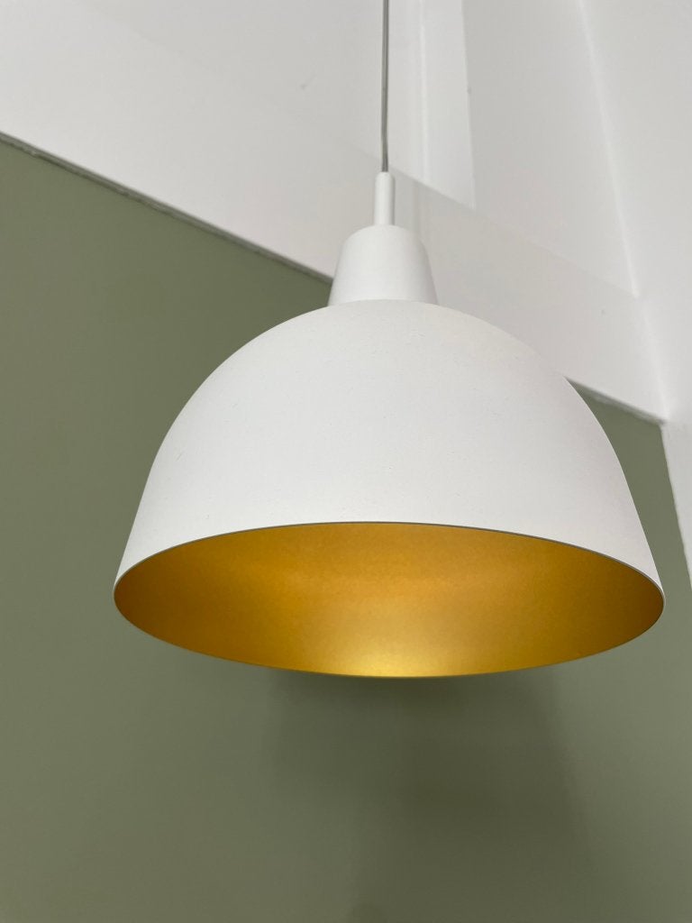 Philips Hanglamp wit/goud halve maan - 25 cm, Ophalen, Kunststof, Overige fittingen, Zo goed als nieuw