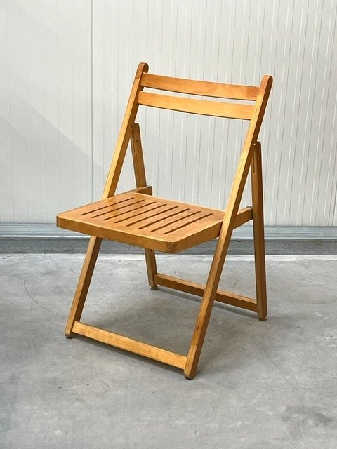 Vintage klapstoelen 3x retro stoelen jaren 70 prijs p/stuk, Ophalen, Gebruikt, ., Vintage