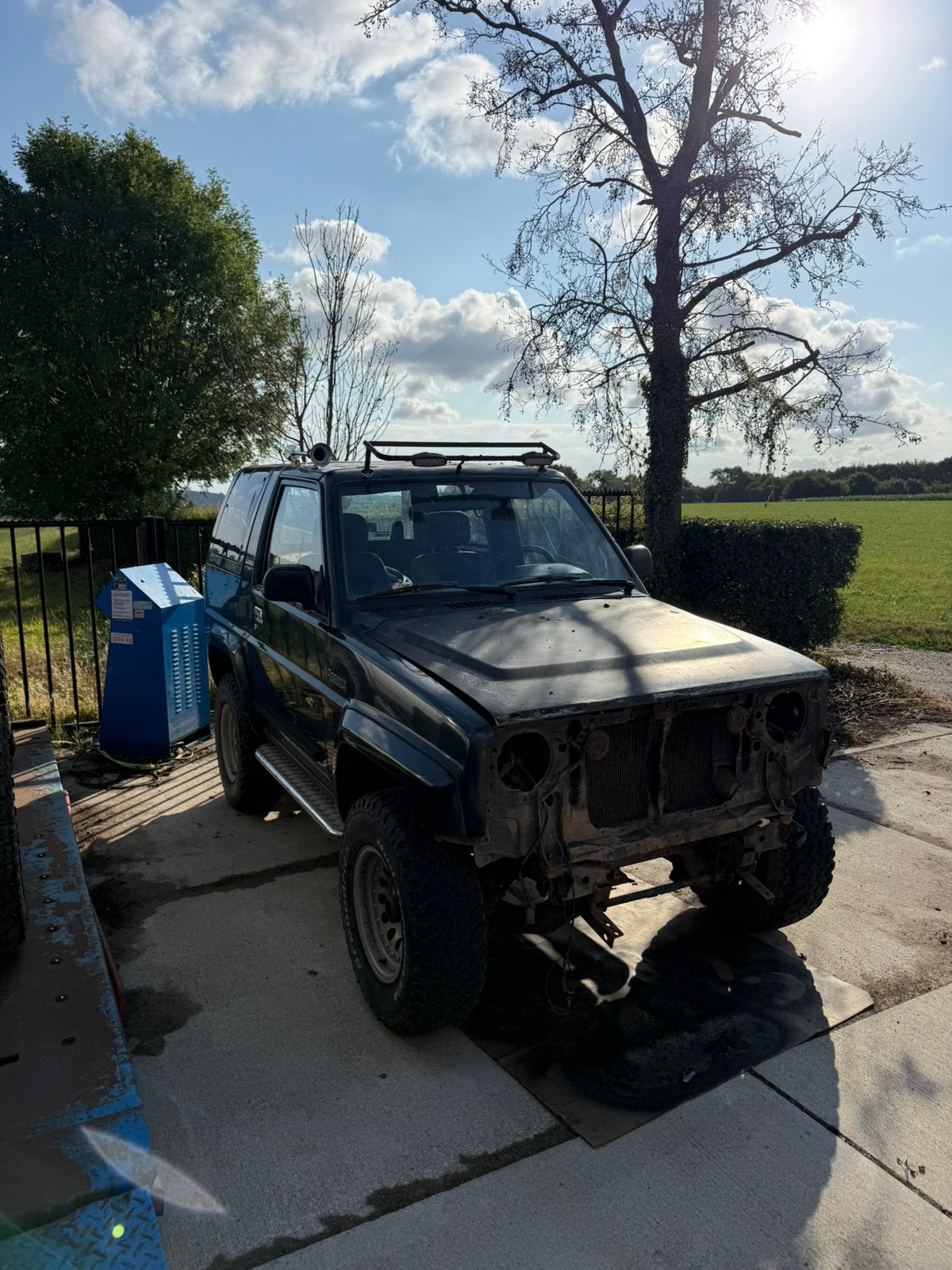 Daihatsu feroza in onderdelen, Ophalen