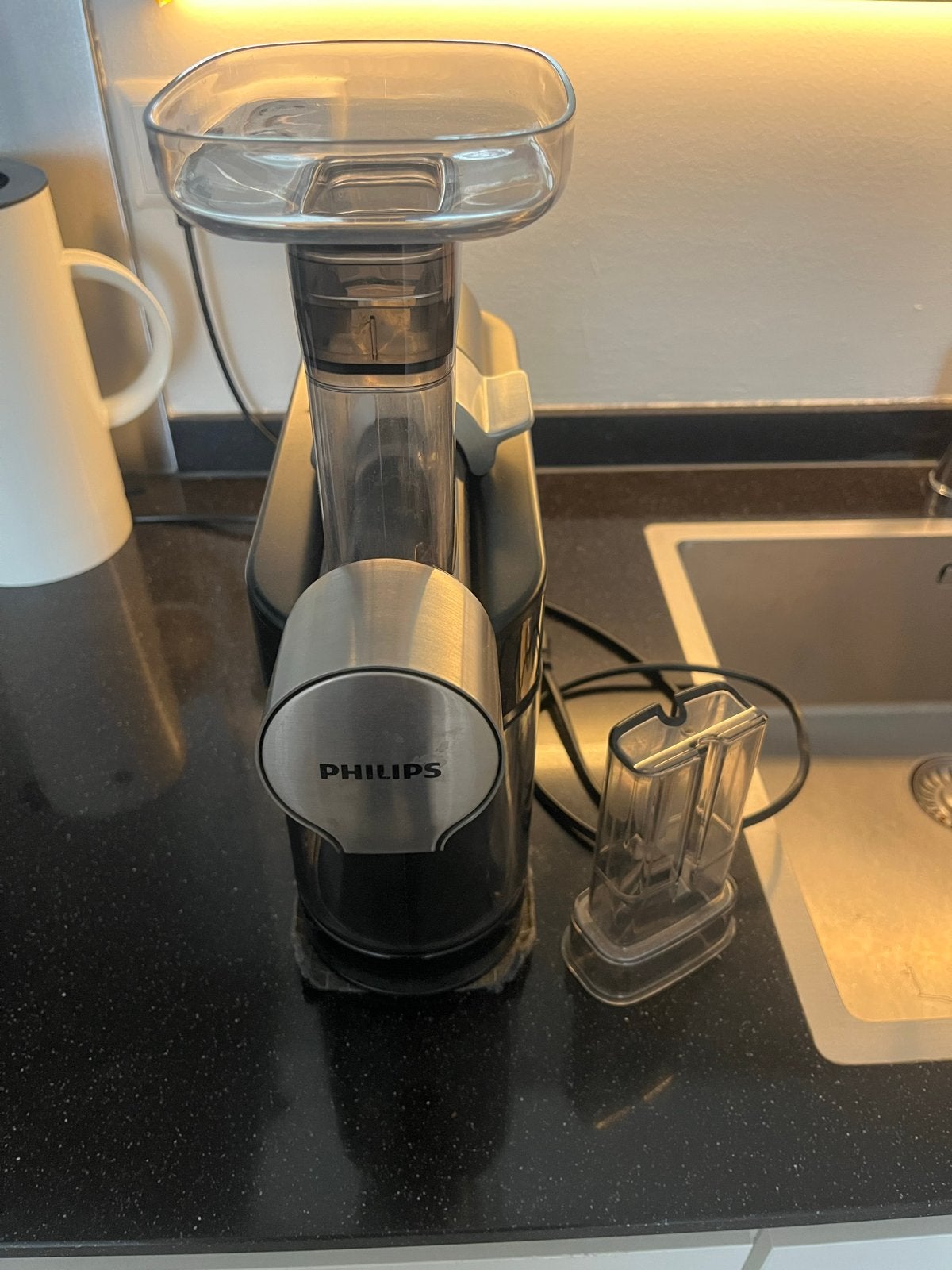 Philips Slowjuicer - Zo goed als nieuw, Witgoed en Apparatuur, Juicers, Ophalen, Zo goed als nieuw, Elektrisch, Slowjuicer