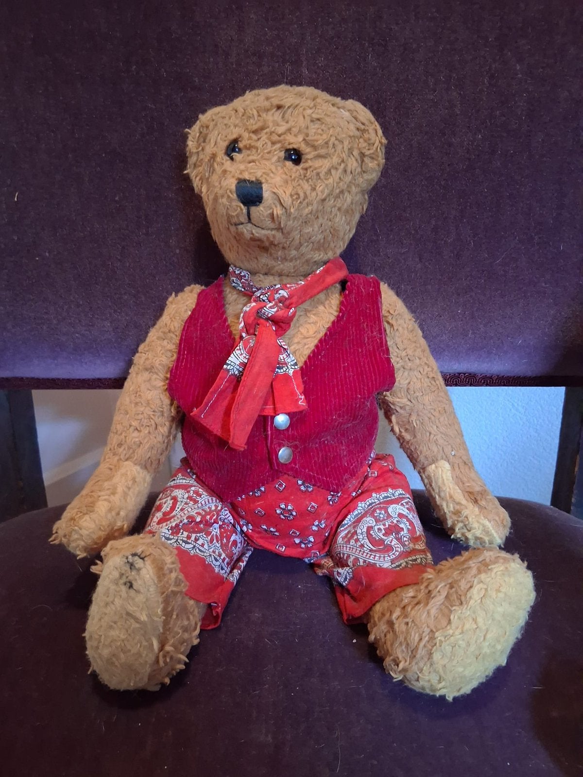 Zeldzame beer, Verzamelen, Beren en Cherished Teddies, Zo goed als nieuw, Stoffen beer, Overige merken, Ophalen