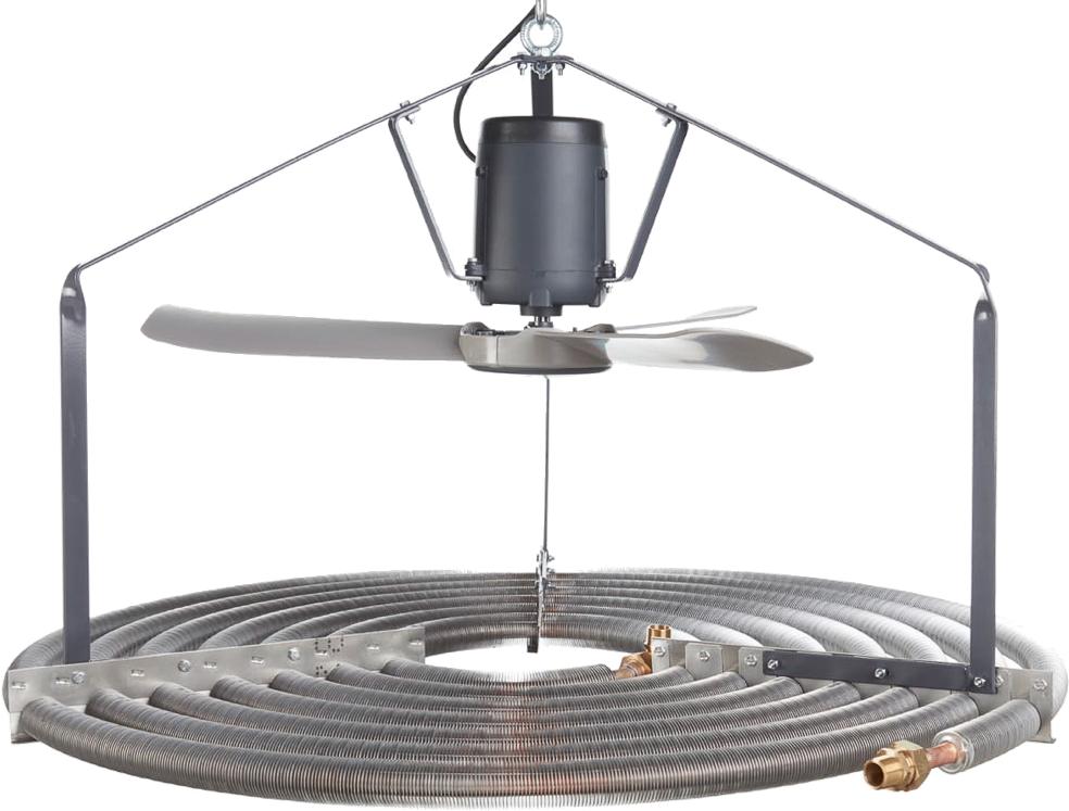 Nivolair plafond luchtverhitter, Doe-het-zelf en Verbouw, Verwarming en Radiatoren, Ophalen, 30 tot 80 cm, Gebruikt, Kachel