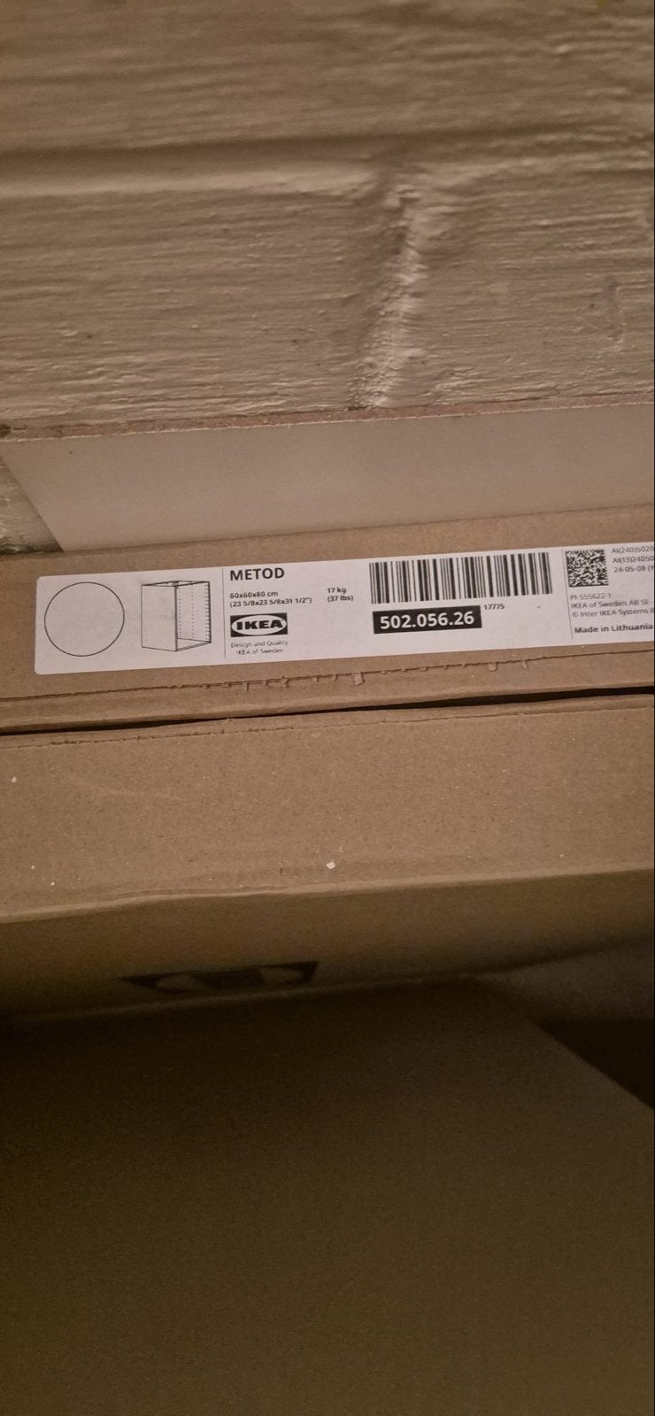 IKEA METOD Keukenkast - Nieuw in doos, Ophalen, Wit, Nieuw, 50 tot 100 cm