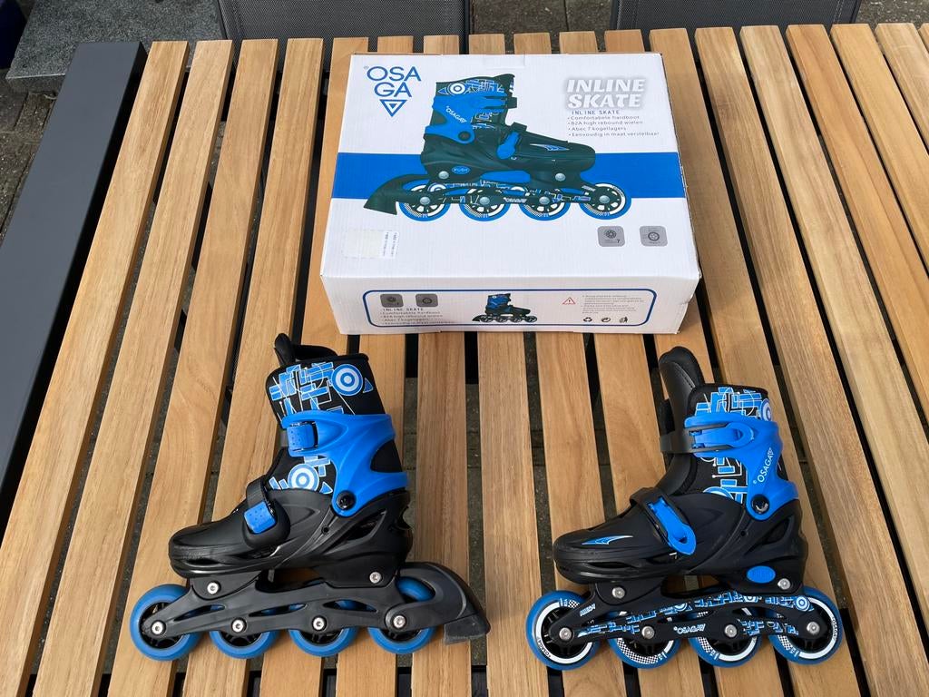 Osaga inline skates /skeelers maat 35-38 (bijna z.g.a.n), Verstelbaar, Kinderen, Zo goed als nieuw, Inline skates 4 wielen
