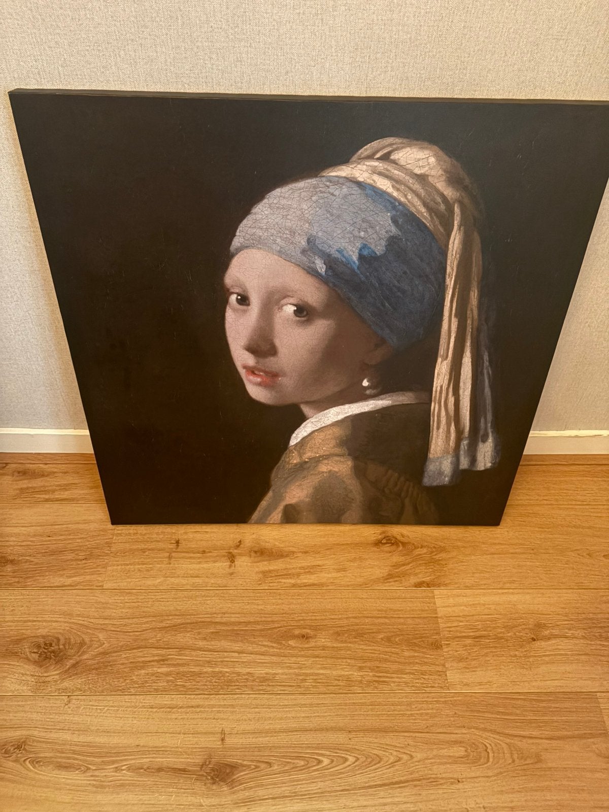 Meisje met de parel, Ophalen
