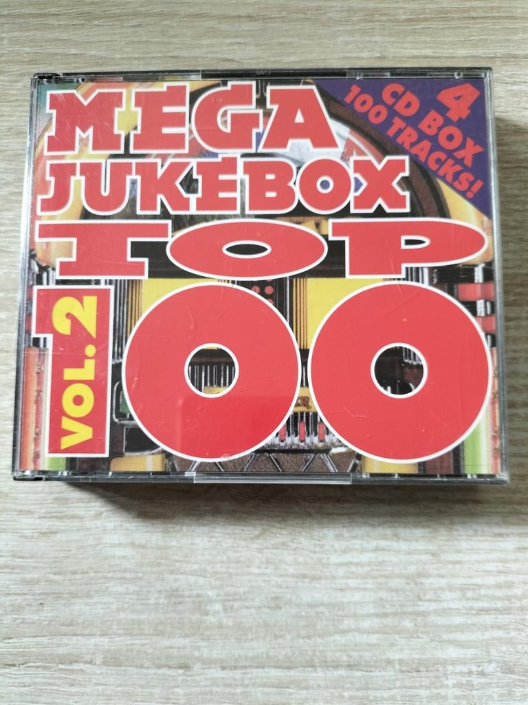 Mega jukebox top 100 vol 2 4 cd box, Cd's en Dvd's, Ophalen of Verzenden, Pop