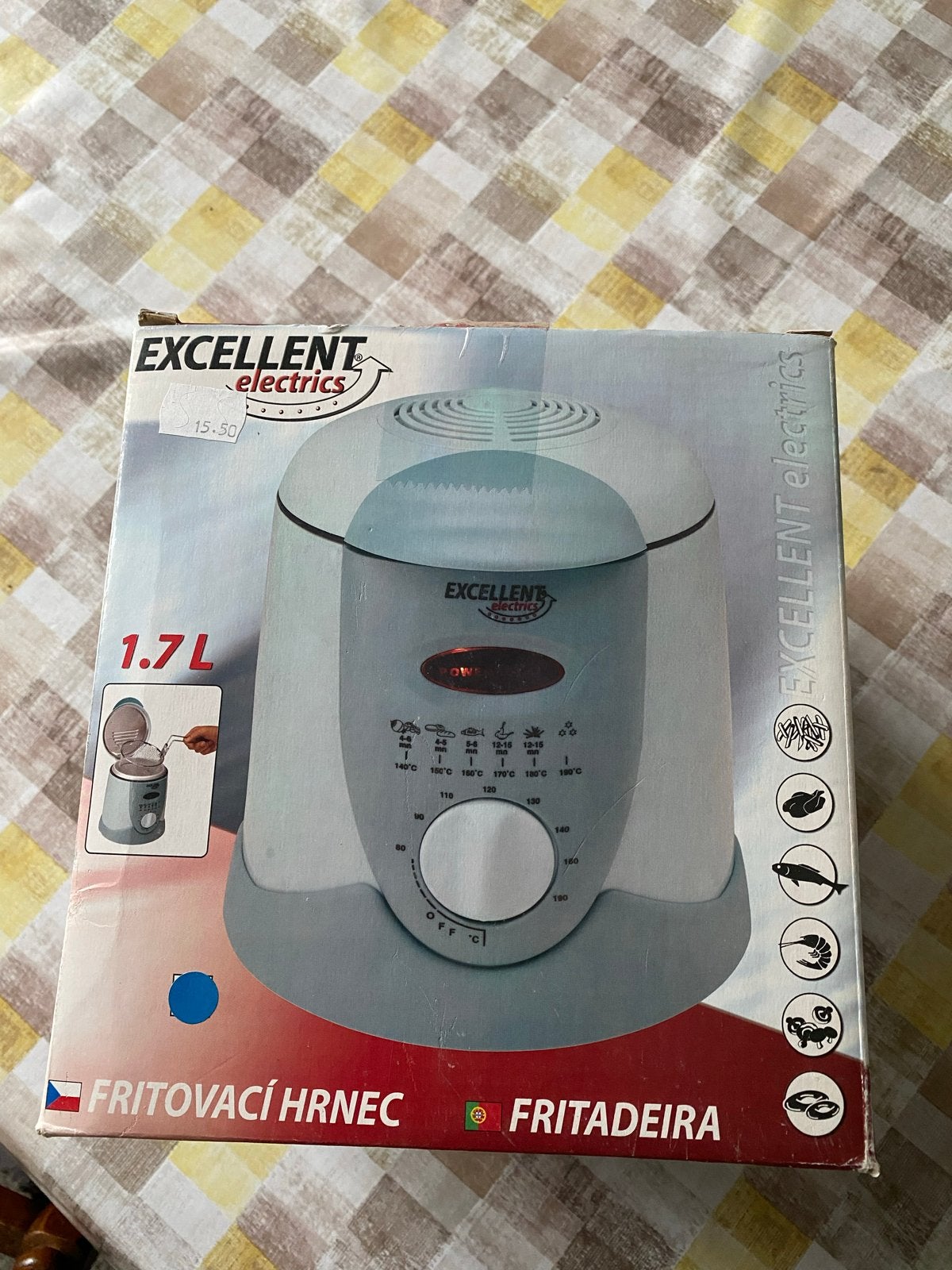 Excellent Electrics Frituurpan - 1.7L - Nieuw in doos, Witgoed en Apparatuur, Uitneembare binnenpan, Duitsland, Excellent, 1 tot 2 liter