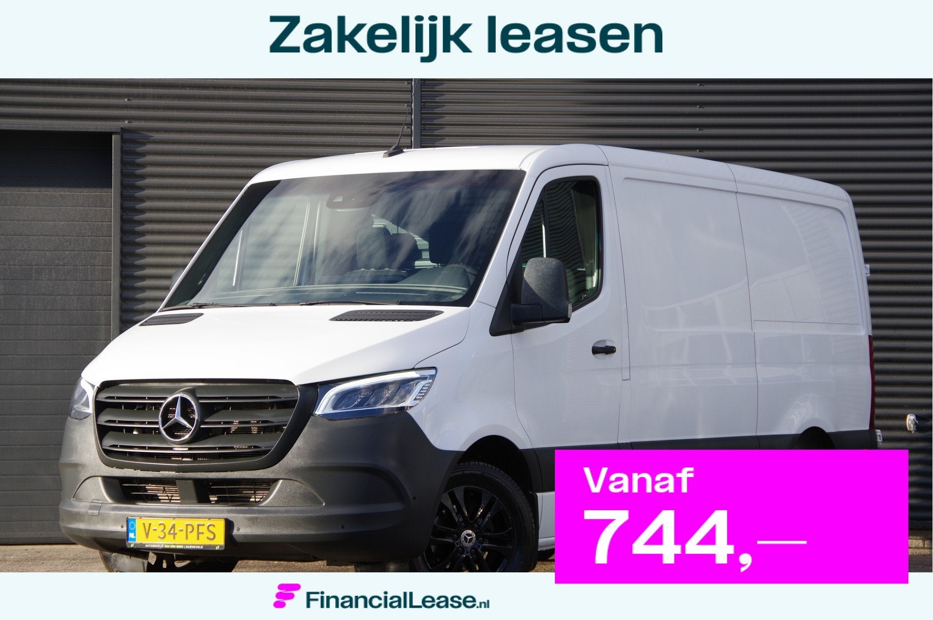 Mercedes-Benz Sprinter 319 3.0 CDI V6 L2H1 AUT. LED, 2.8T TR, Automaat, Euro 6, 190 pk, 2800 kg