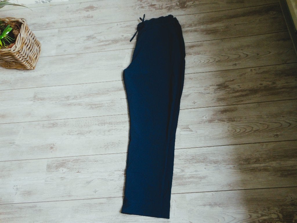 Blauwe broek van travelstof van je m`appelle travel quality, Kleding | Dames, Broeken en Pantalons, Blauw, Maat 46/48 (XL) of groter