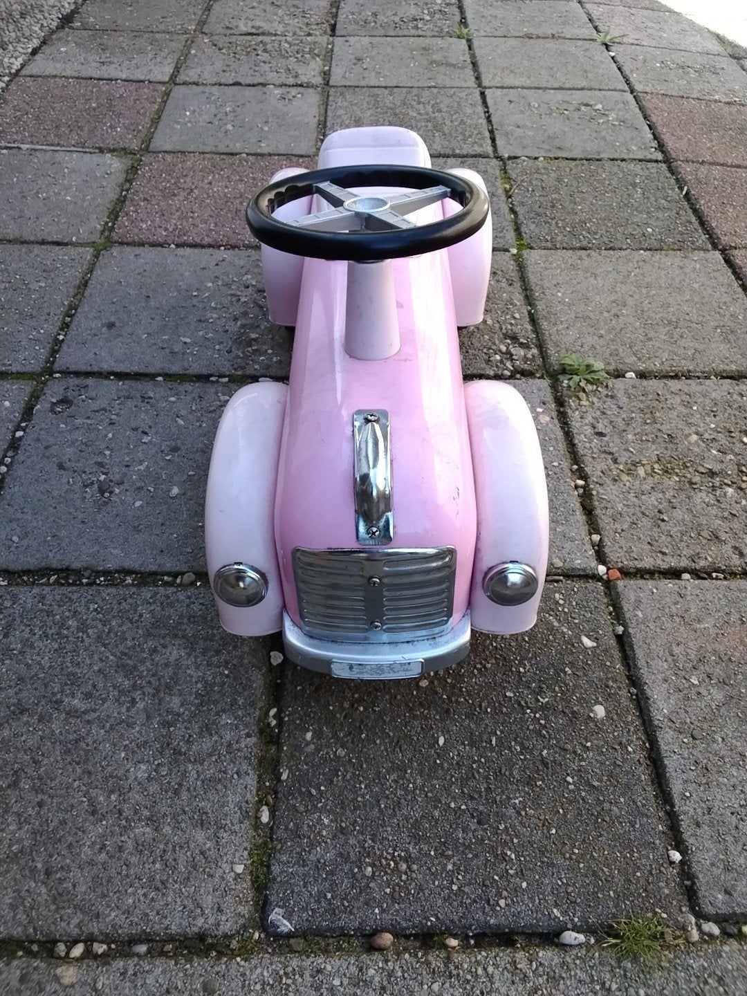 retro loopauto baghera kleur roze € 30, Ophalen of Verzenden, Gebruikt
