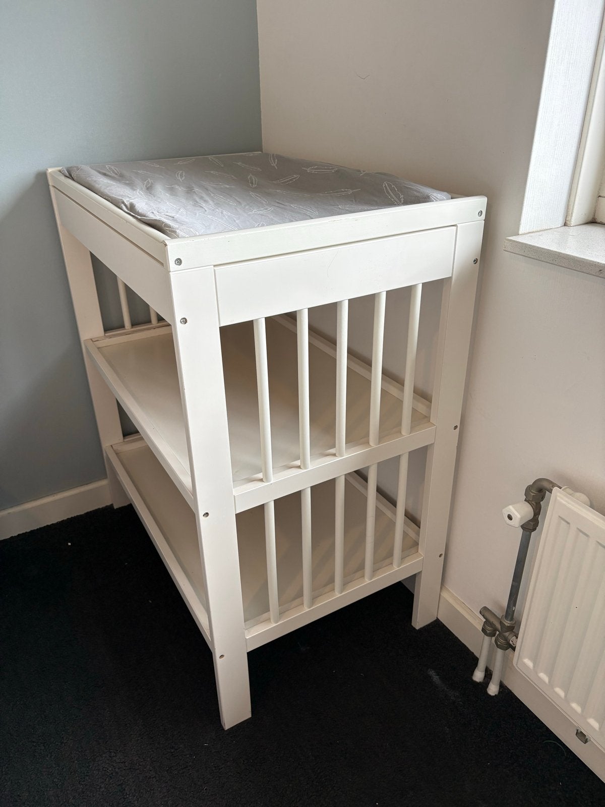 IKEA Commode - Wit met 2 planken, Ophalen, Gebruikt, 50 tot 70 cm, 75 tot 100 cm