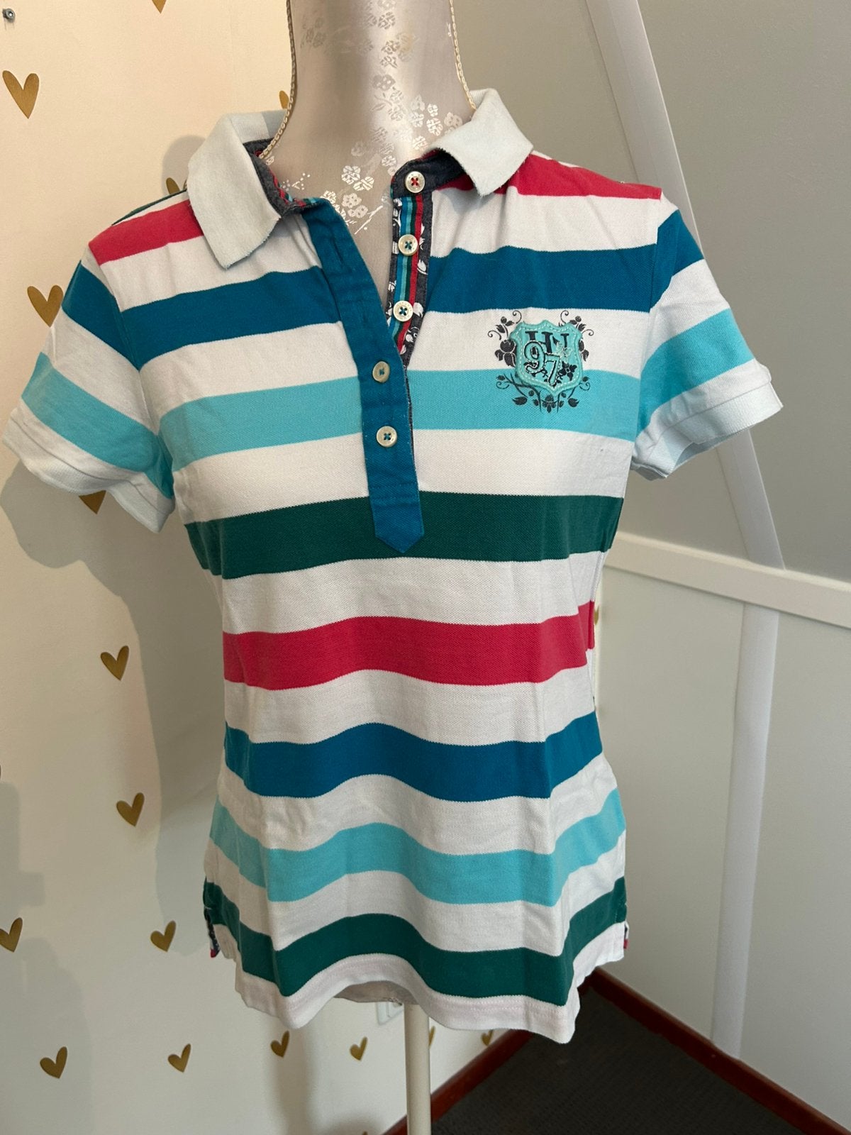 Human Nature polo maat M, Kleding | Dames, Sportkleding, Gedragen, Overige typen, Maat 38/40 (M), Meerkleurig, Ophalen of Verzenden