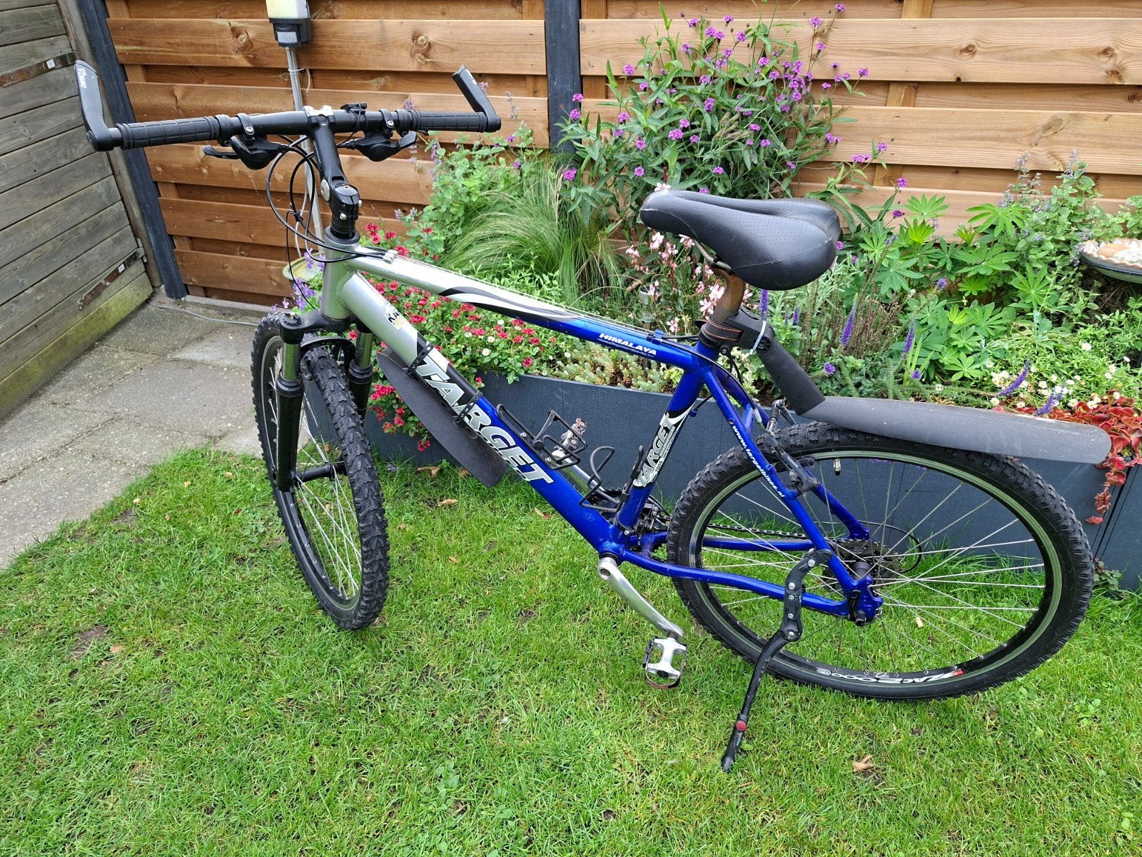 Target Mountainbike - Blauw/Zilver - Goede staat, Gebruikt, Hardtail, Velgrem, Dames