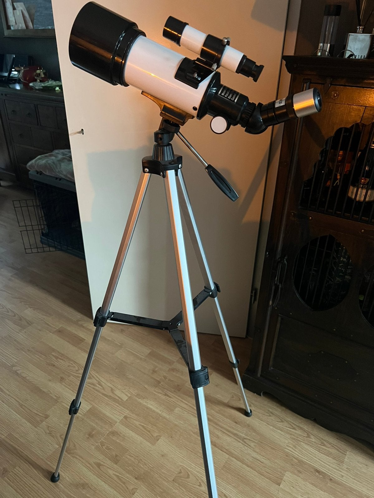 SPACEBRAIN telescoop zgan, Ophalen of Verzenden, Zo goed als nieuw, Minder dan 80 mm, Lenzentelescoop (refractor)