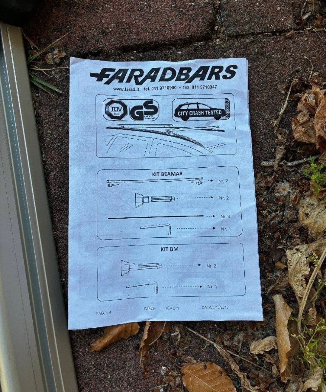 Farad dakdragers - Faradbars 3-120, Auto diversen, Dakdragers, Ophalen, Zo goed als nieuw