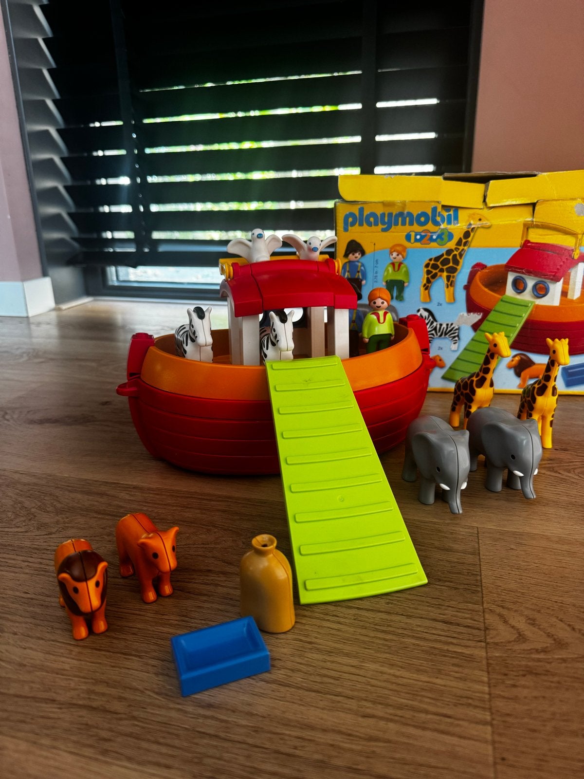 Playmobil Ark van Noach met dieren en figuren, Ophalen of Verzenden, Gebruikt