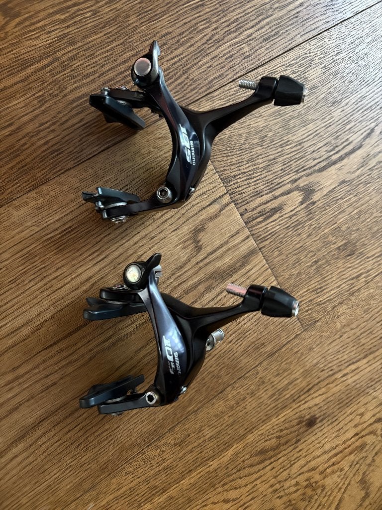 Shimano 105 BR-5700 Remmen-set, Fietsen en Brommers, Fietsonderdelen, Remmen, Ophalen of Verzenden, Zo goed als nieuw, Aluminium