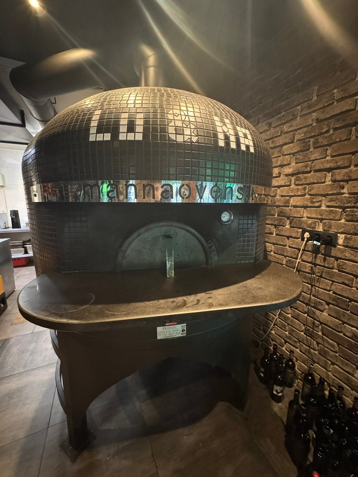 Napolitanse pizza oven te koop, Ophalen of Verzenden, Gebruikt, Ovens, Magnetrons en Steamers
