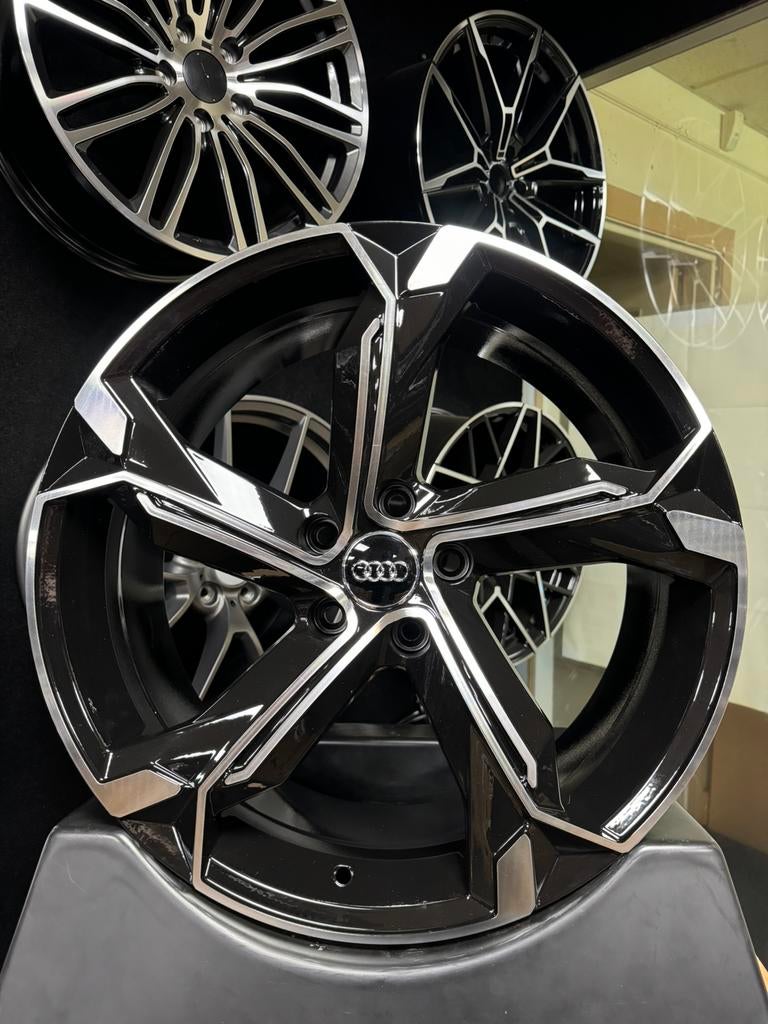 19 inch velgen voor Audi RS SLINE look 5x112 A3 A4 A6 Q2 Q3, Auto-onderdelen, Banden en Velgen, Velg(en), 19 inch, Personenwagen