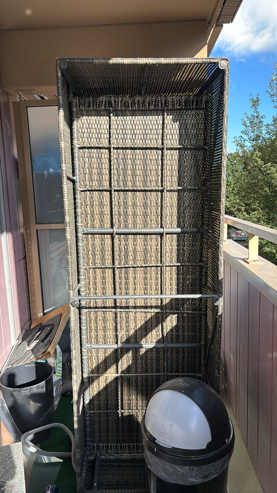 Loungebank gratis, Tuin en Terras, Ophalen, Gebruikt, IJzer, Tuinhek
