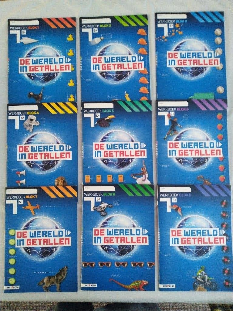 De Wereld in Getallen Groep 8 / 9 Werkboeken 7S voor €40,00, Ophalen of Verzenden, Nieuw, Overige niveaus, Overige vakken