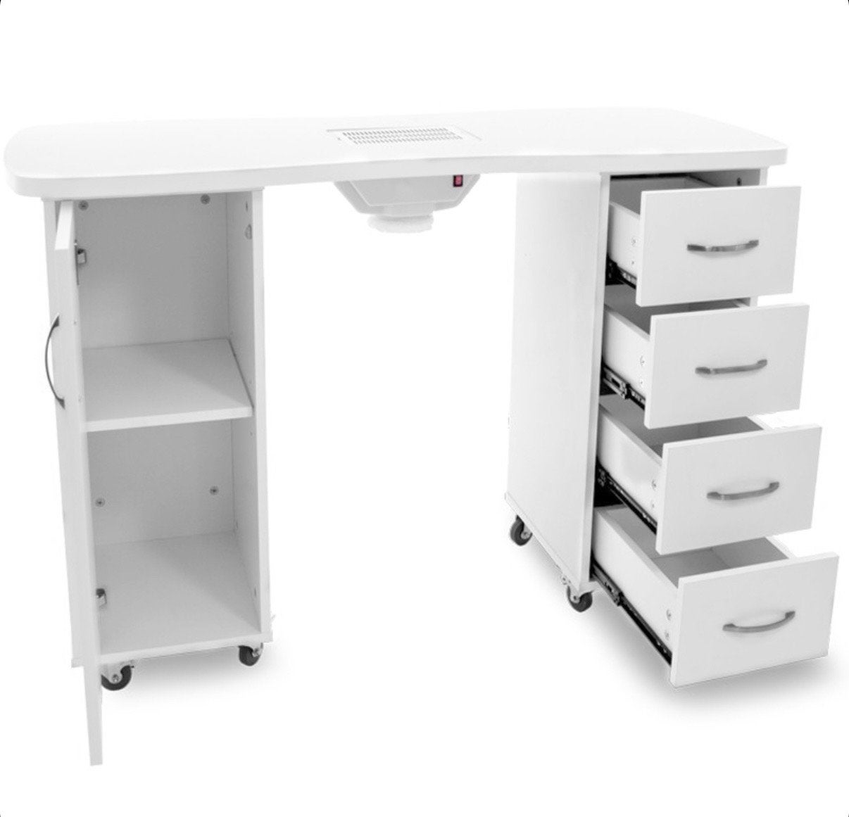 Nageltafel met afzuiging en opbergruimte, Ophalen, Overige typen, Gebruikt, Met lades